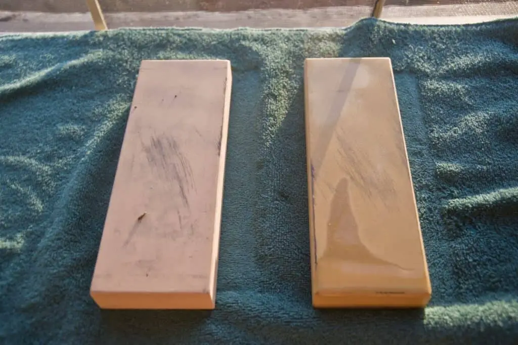 how to clean your sharpening stone